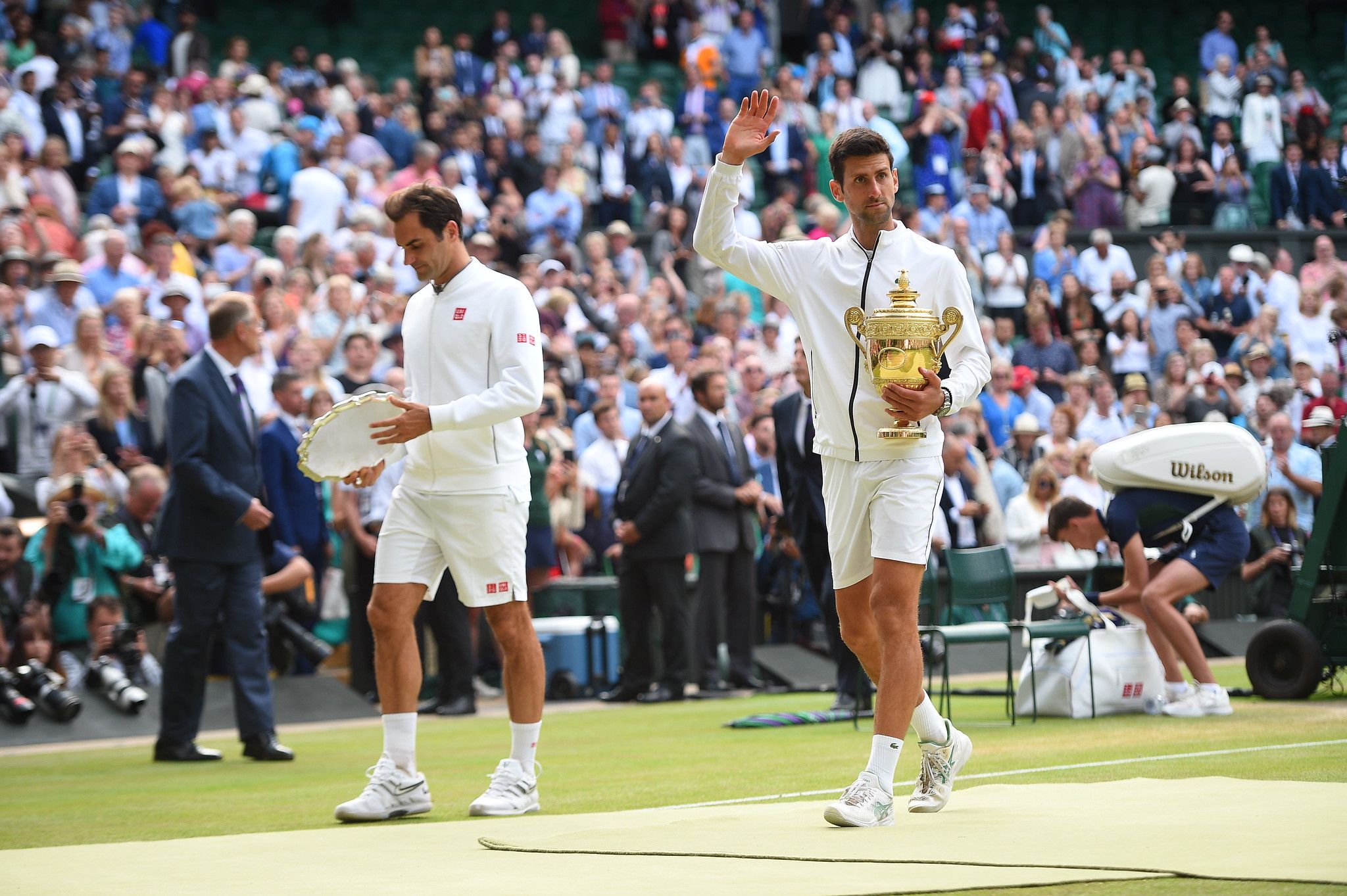 Novak Djokovic e Roger Federer