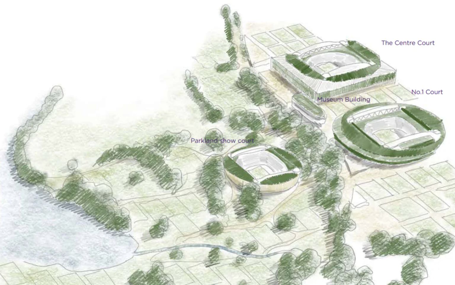 Il progetto del "nuovo" Wimbledon