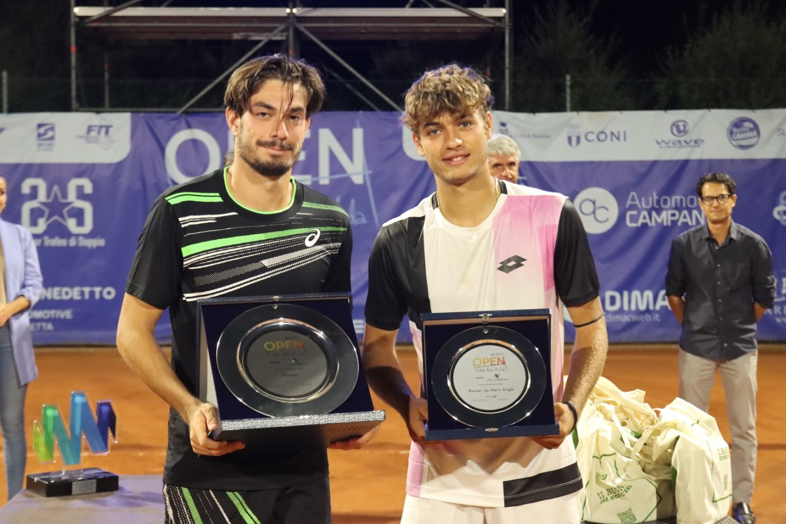 Giulio Zeppieri e Flavio Cobolli nella foto