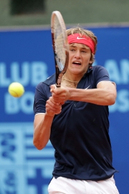 Il finalista tedesco Alexander Zverev, 16 anni (Foto Francesco Panunzio)
