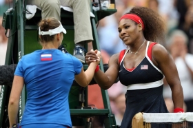 L'ultimo incontro di Vera Zvonareva è stato alle Olimpiadi di Londra contro Serena Williams