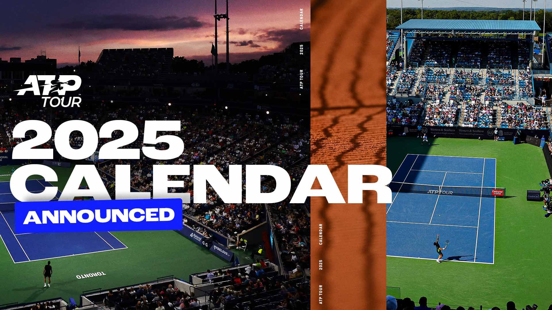 Reso noto il calendario ATP 2025