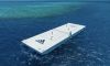 Un campo da tennis galleggiante con le stelle dello sport per promuovere la protezione della barriera corallina australiana (Video)