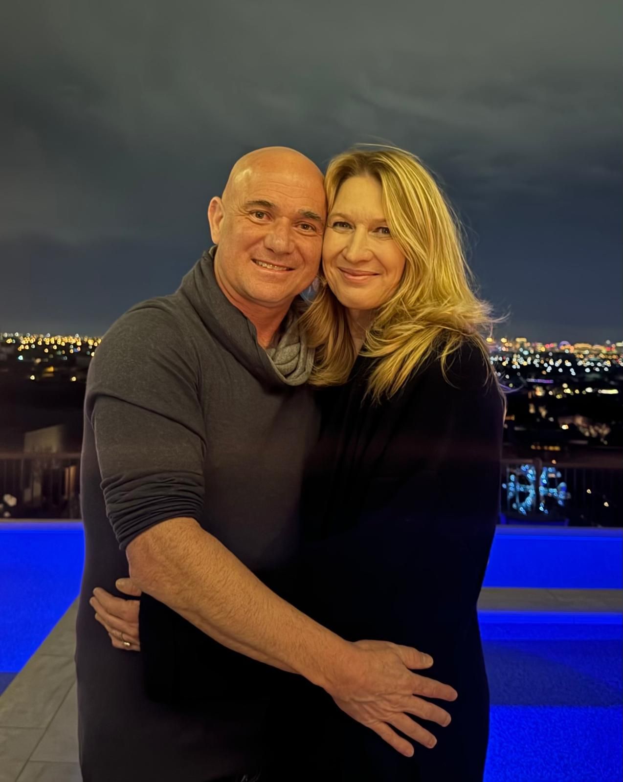 Andre Agassi e Steffi Graf nella foto