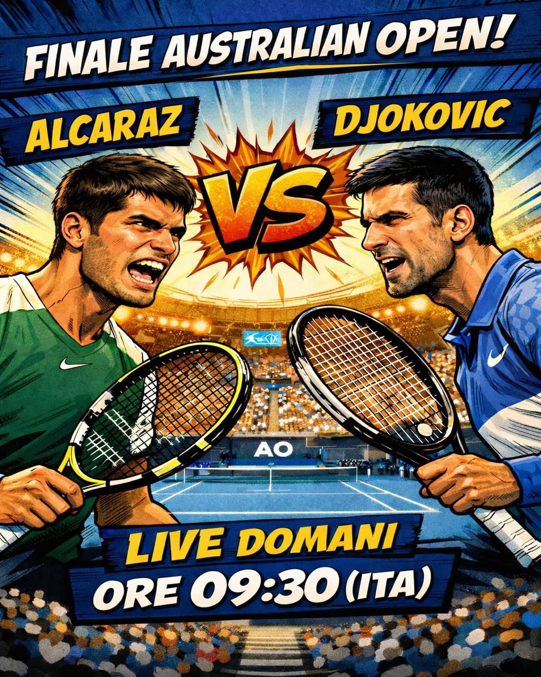 La finale Australian Open 2026