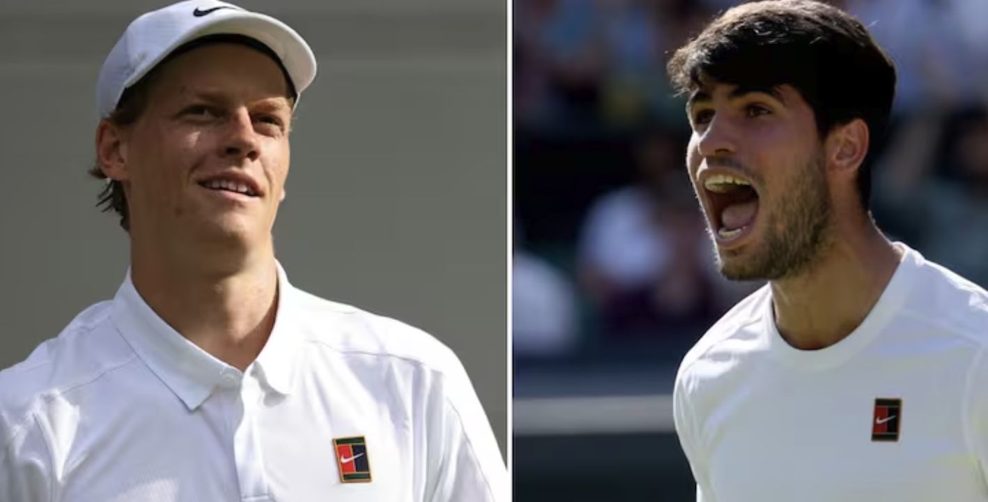 Jannik Sinner e Carlos Alcaraz nella foto - Foto Getty Images