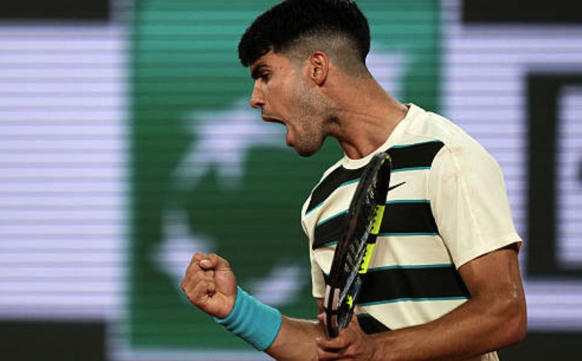 Carlos Alcaraz nella foto - Foto Getty Images