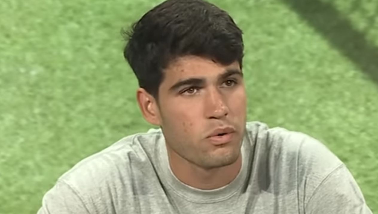 Carlos Alcaraz nella foto