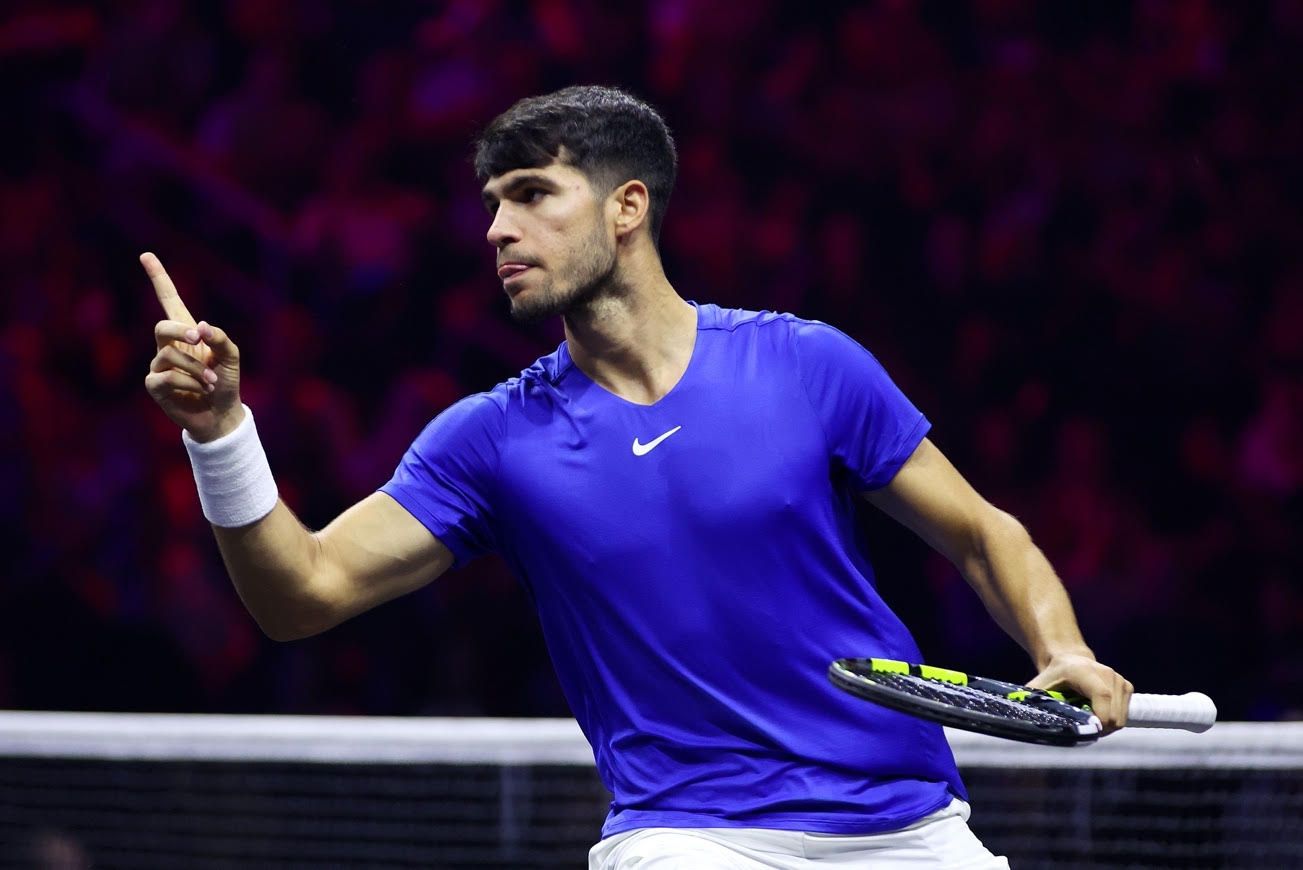 Carlos Alcaraz alla Laver Cup 2024 (Getty Images)