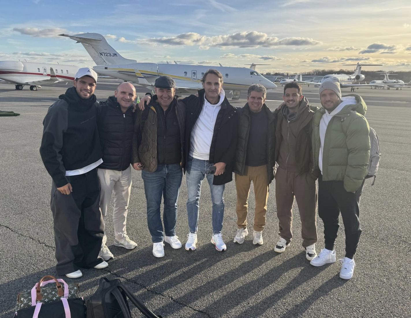 Una delle foto 2025 postate da Alcaraz sui social