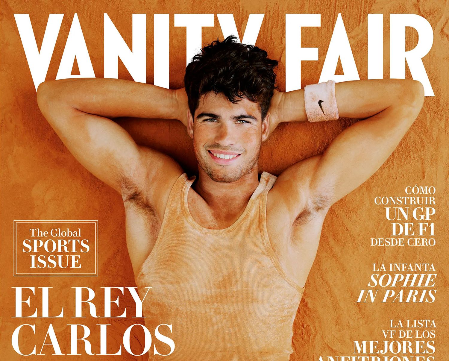 La copertina di Vanity Fair con Alcaraz