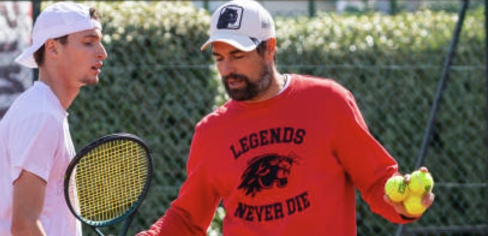 Jeremy Chardy con Terence Atmane - Foto Getty Images