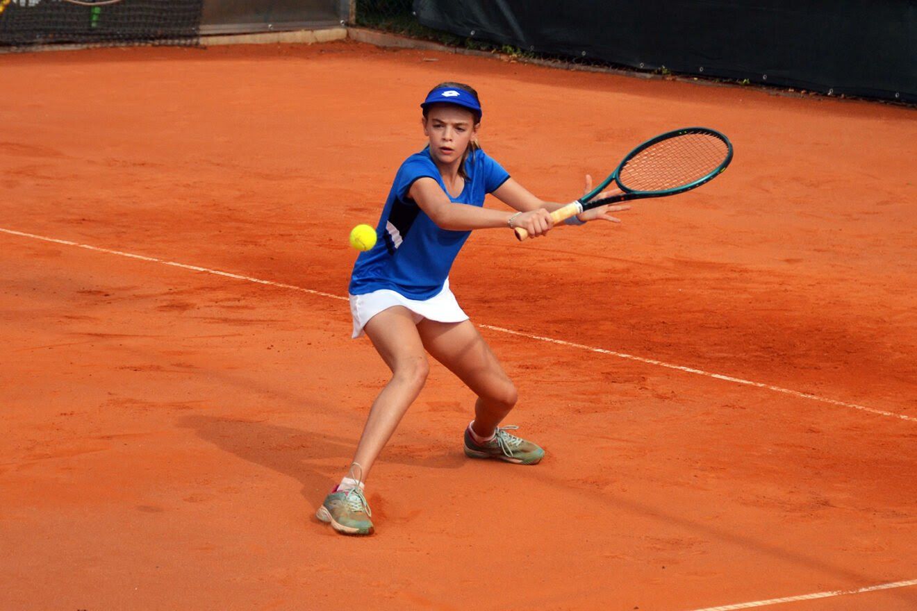 Carlotta Arginelli, modenese classe 2013, è ancora imbattuta nella Summer Cup by Dunlop: ha vinto due singolari e due doppi (foto Omar Baldussi)