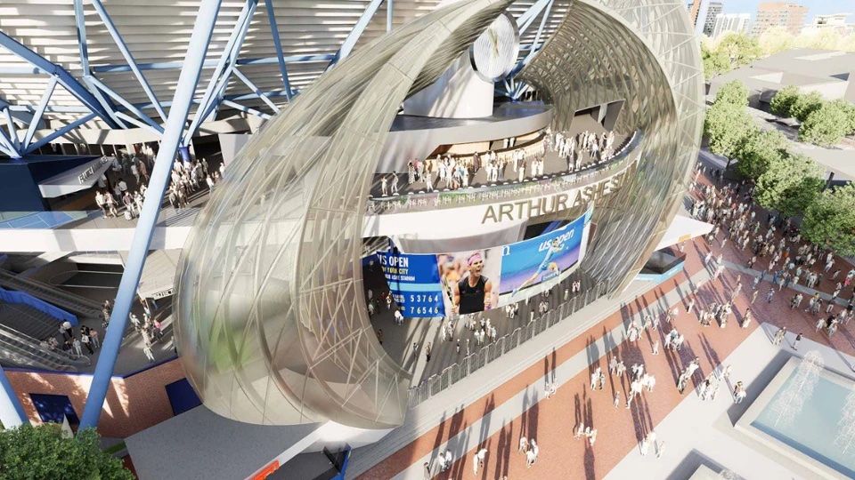 Il rendering del nuovo ingresso dell'Ashe a New York