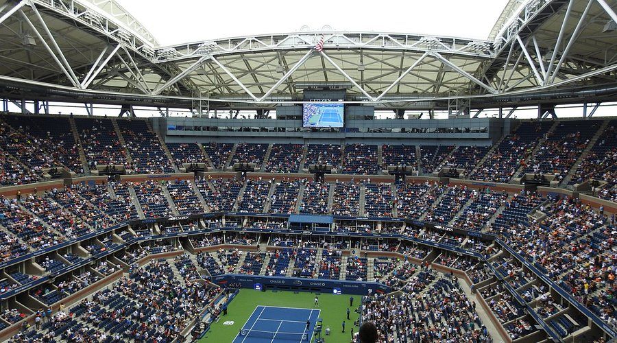 L'Arthur Ashe stadium a New York