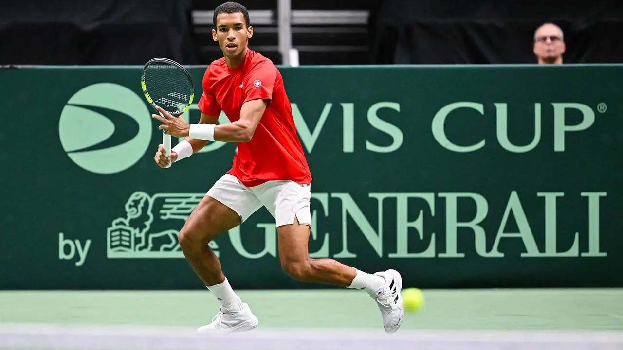 Felix Auger-Aliassime, trascinatore del Canada in Davis Cup - Foto Getty Images