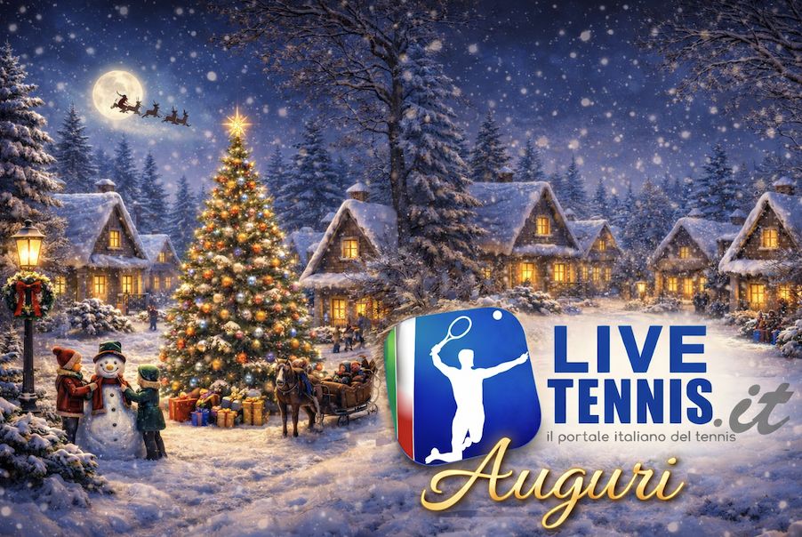 Auguri di Buon Natale da tutta LiveTennis! Auguri di cuore cari amici!