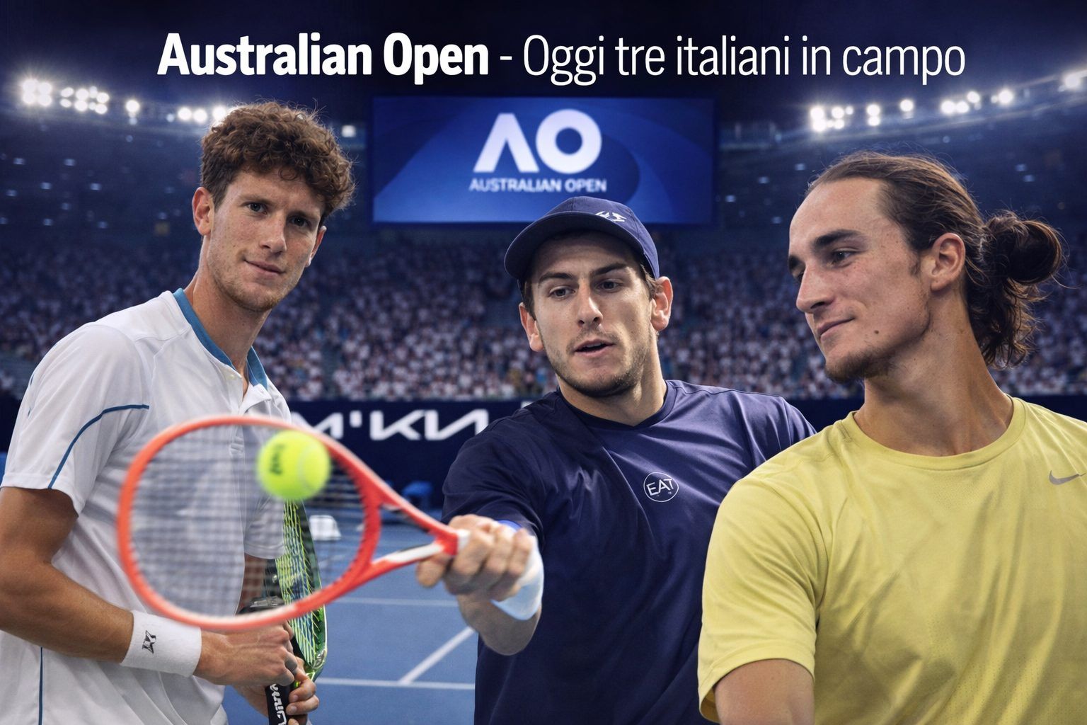 Gli italiani agli Australian Open - Day 2