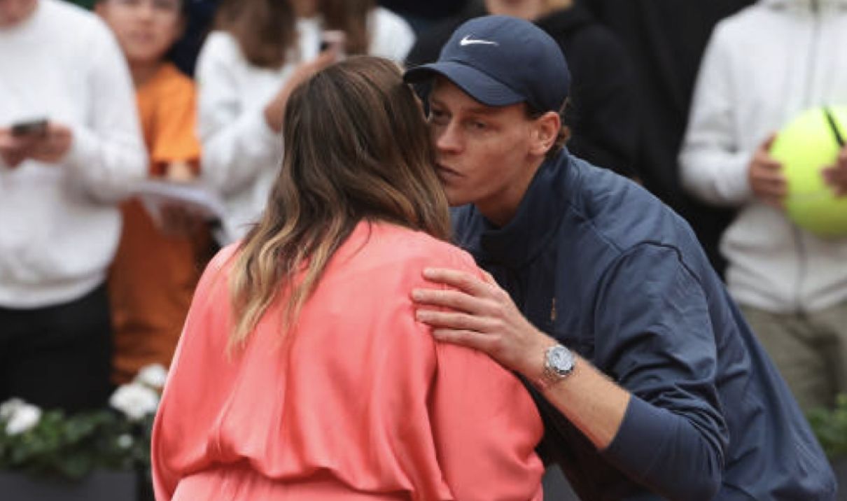 Marion Bartoli con Jannik Sinner - Foto Getty Images