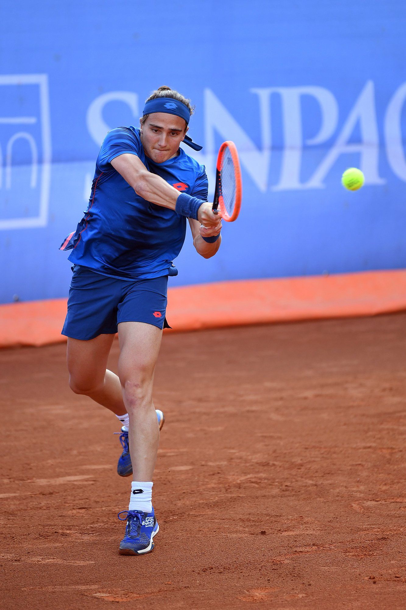 Mattia Bellucci, numero 77 del ranking mondiale ATP, &egrave; uno dei tre italiani sicuri di un posto nel main draw (foto Francesco Panunzio)