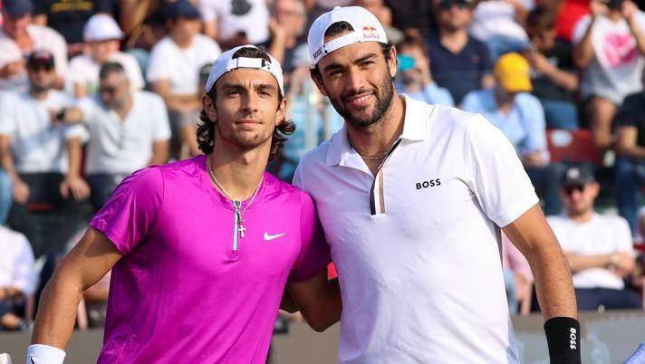 Matteo Berrettini e Lorenzo Musetti nella foto