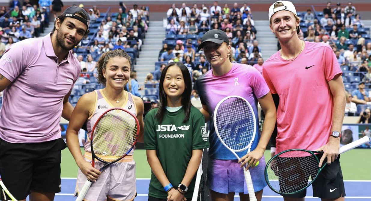 Matteo Berrettini e Jasmine Paolini - Foto Usta