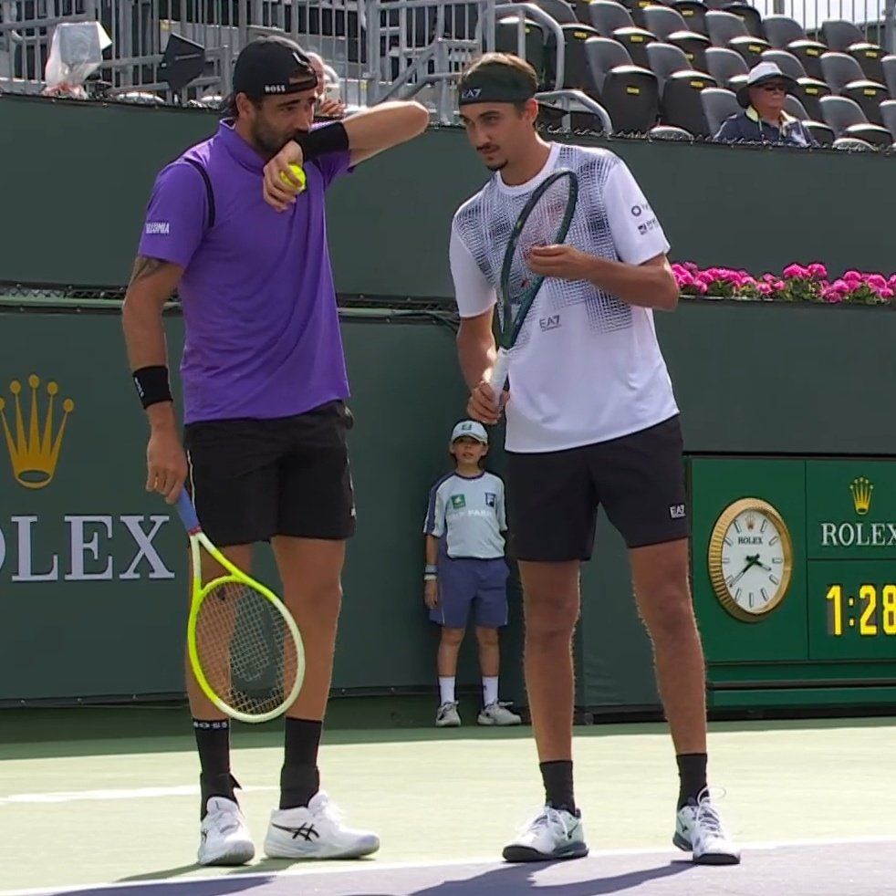 Matteo Berrettini e Lorenzo Sonego nella foto