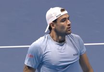 Berrettini si allena a Shanghai (video)