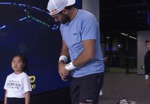 Berrettini ed il dolce siparietto con una giovane raccattapalle (Video)