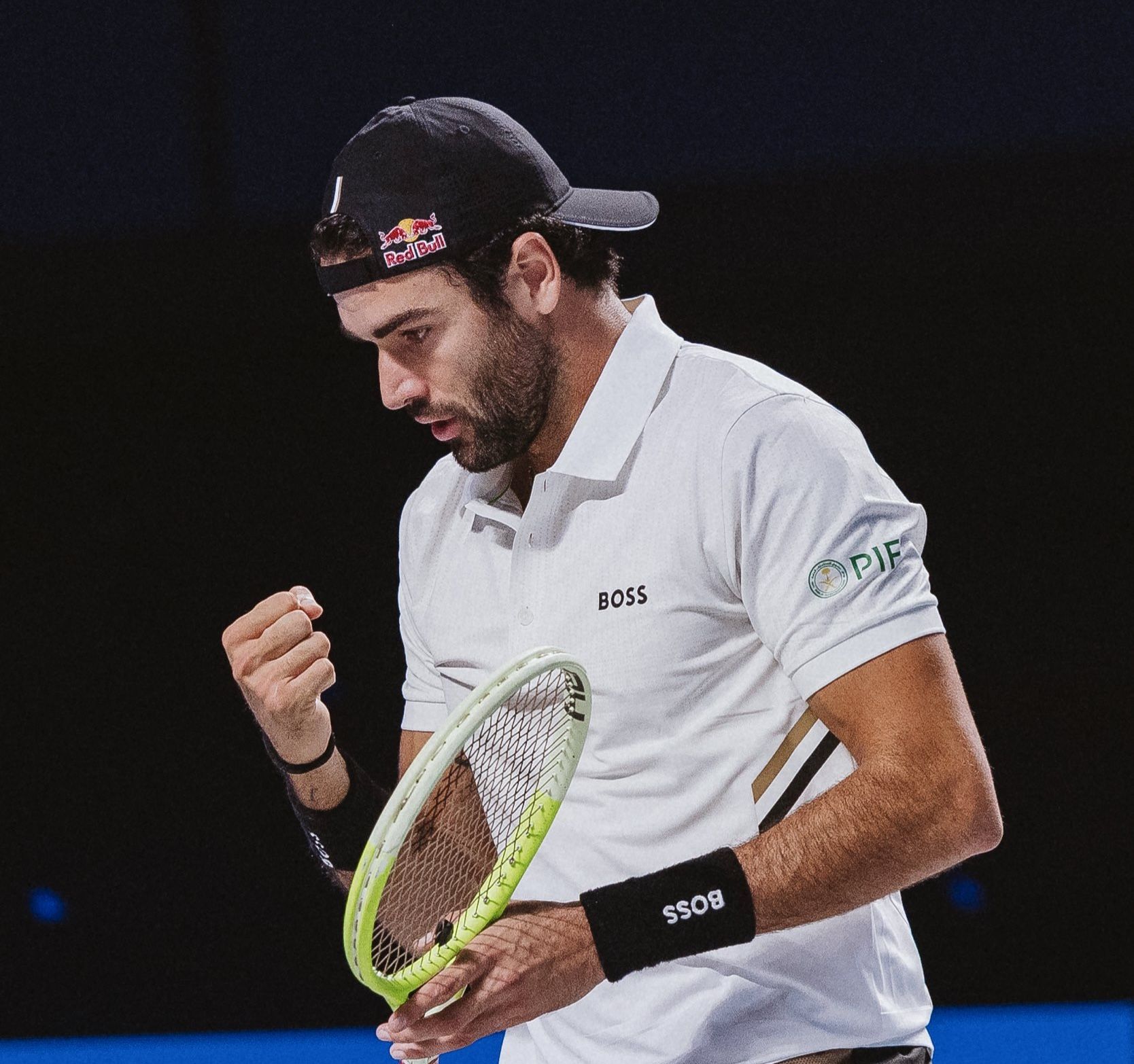 Matteo Berrettini a Vienna (foto Erste Bank Open)