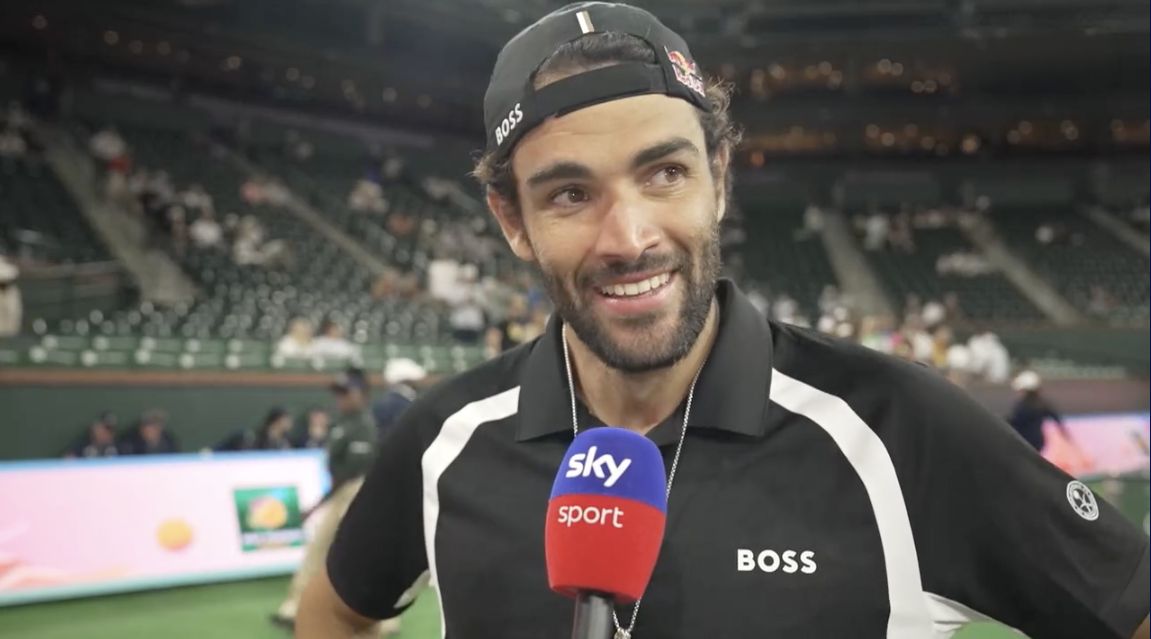 Matteo Berrettini a Indian Wells
