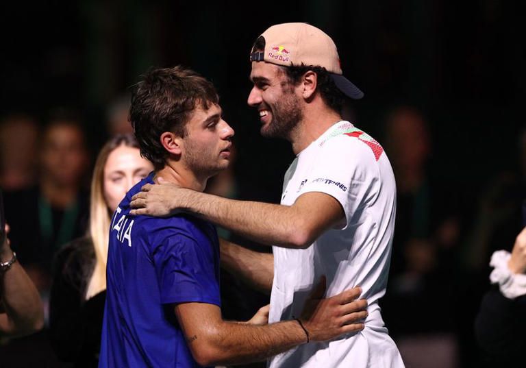 Matteo Berrettini e Flavio Cobolli a Bologna