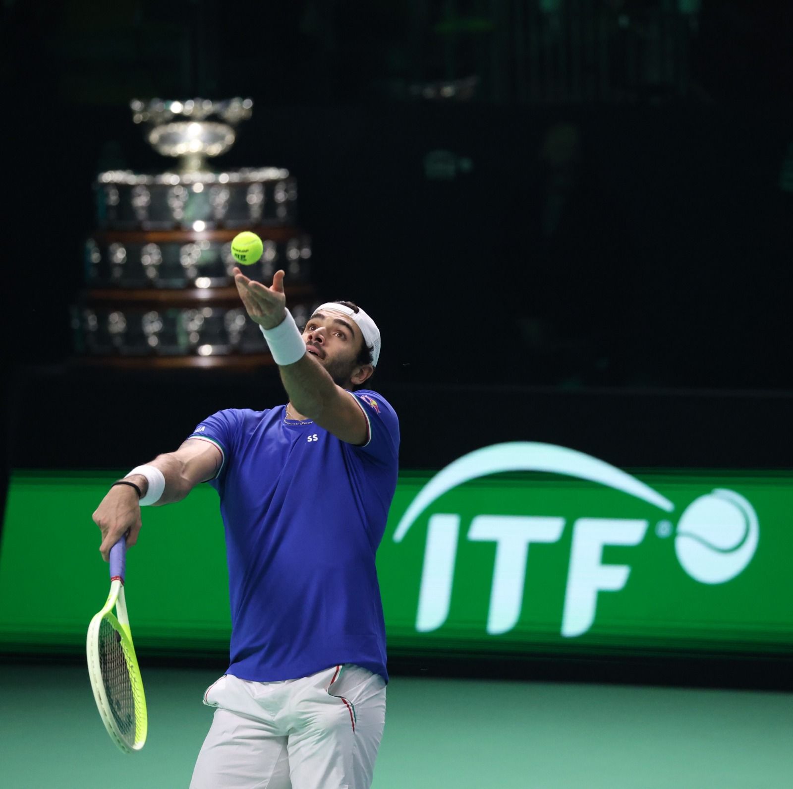 Matteo Berrettini a Bologna - foto Brigitte Grassotti