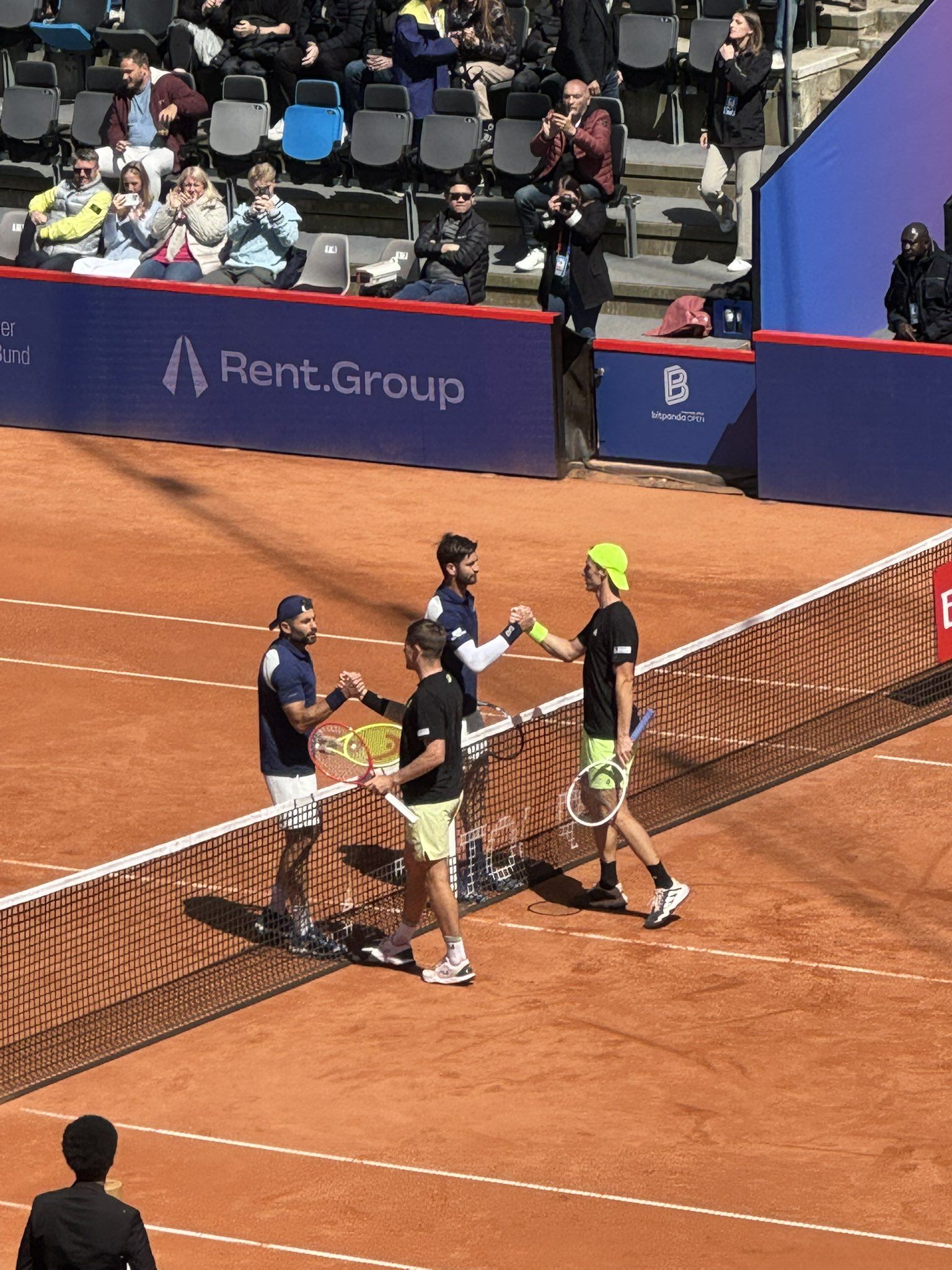 SImone Bolelli e Andrea Vavassori nella foto scattata oggi