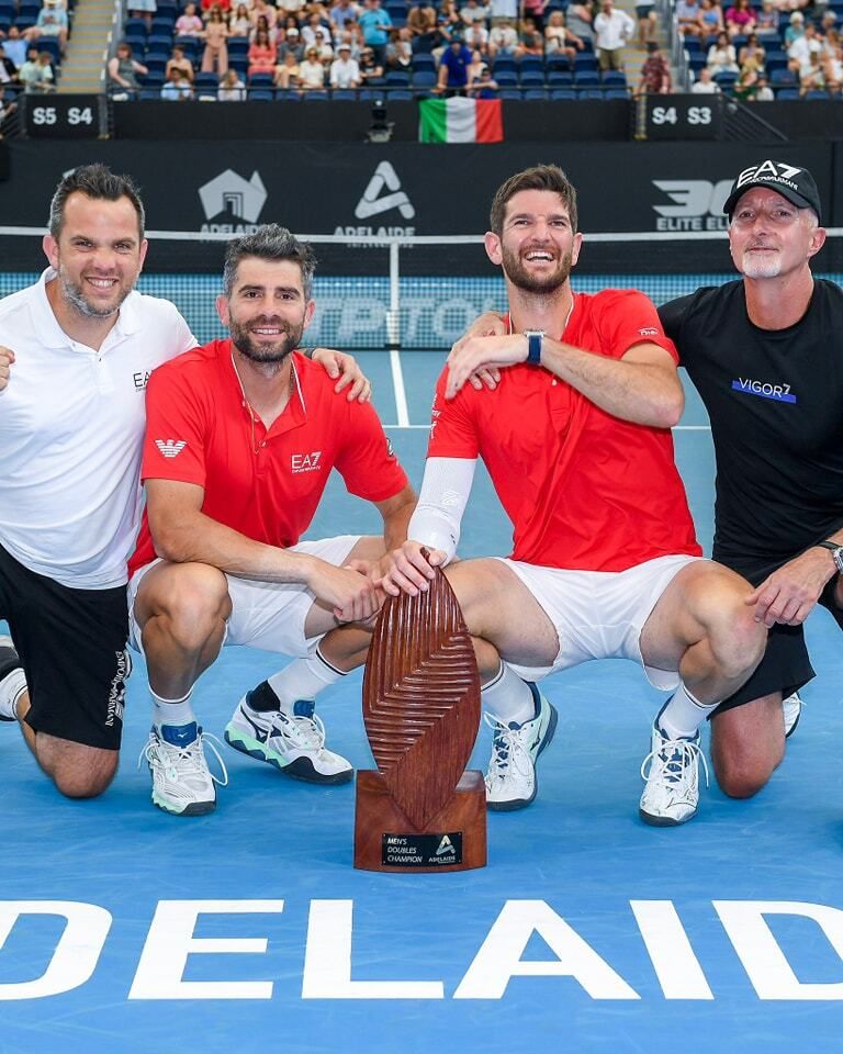 SImone Bolelli e Andrea Vavassori nella foto - Foto Getty Images