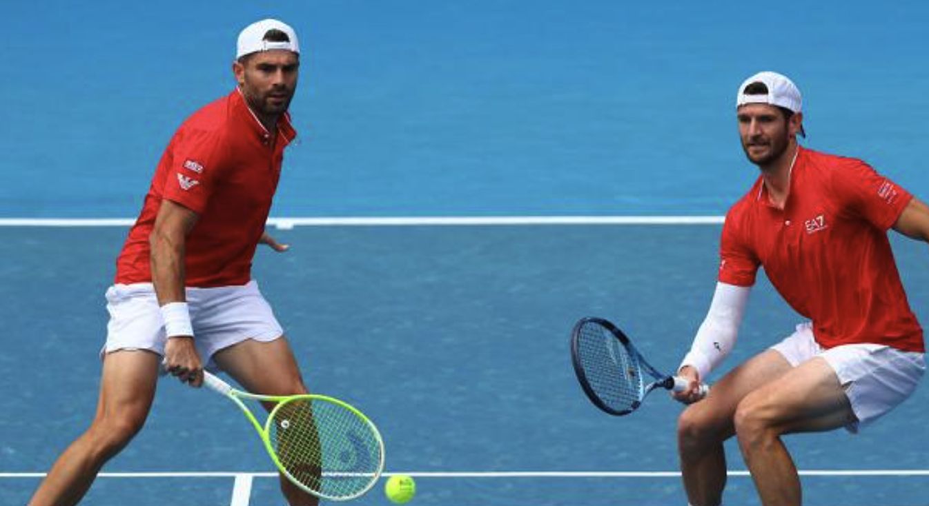 SImone Bolelli e Andrea Vavassori nella foto - Foto Getty Images