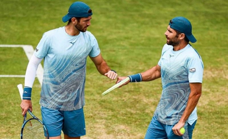 SImone Bolelli e Andrea Vavassori nella foto - Foto Getty Images