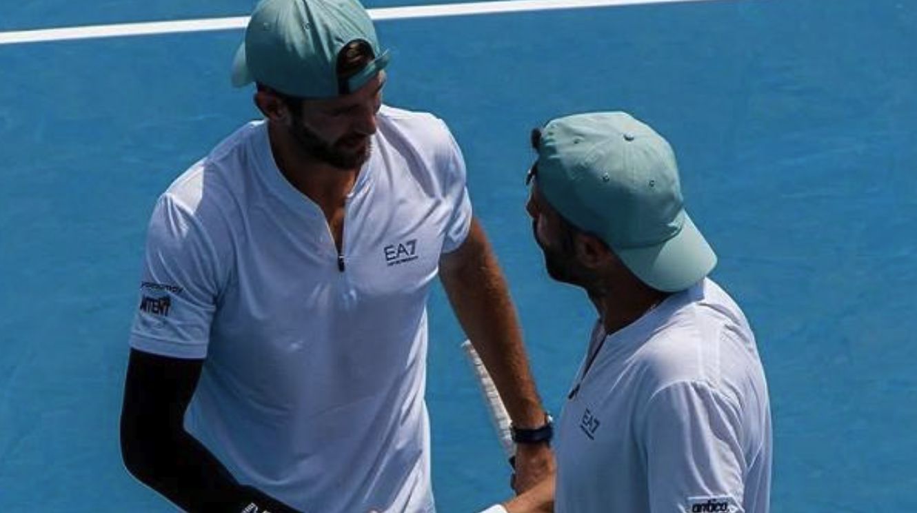 SImone Bolelli e Andrea Vavassori nella foto - Foto Getty Images