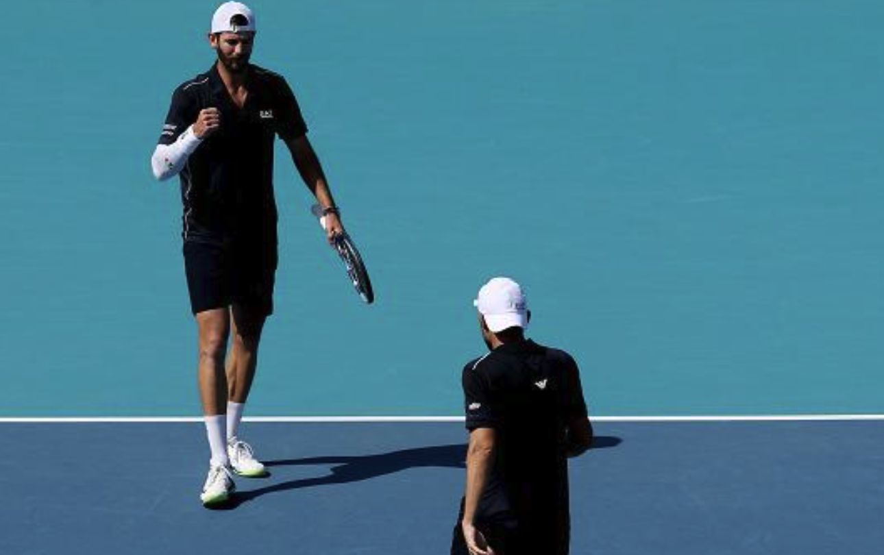 SImone Bolelli e Andrea Vavassori nella foto - Foto Getty Images