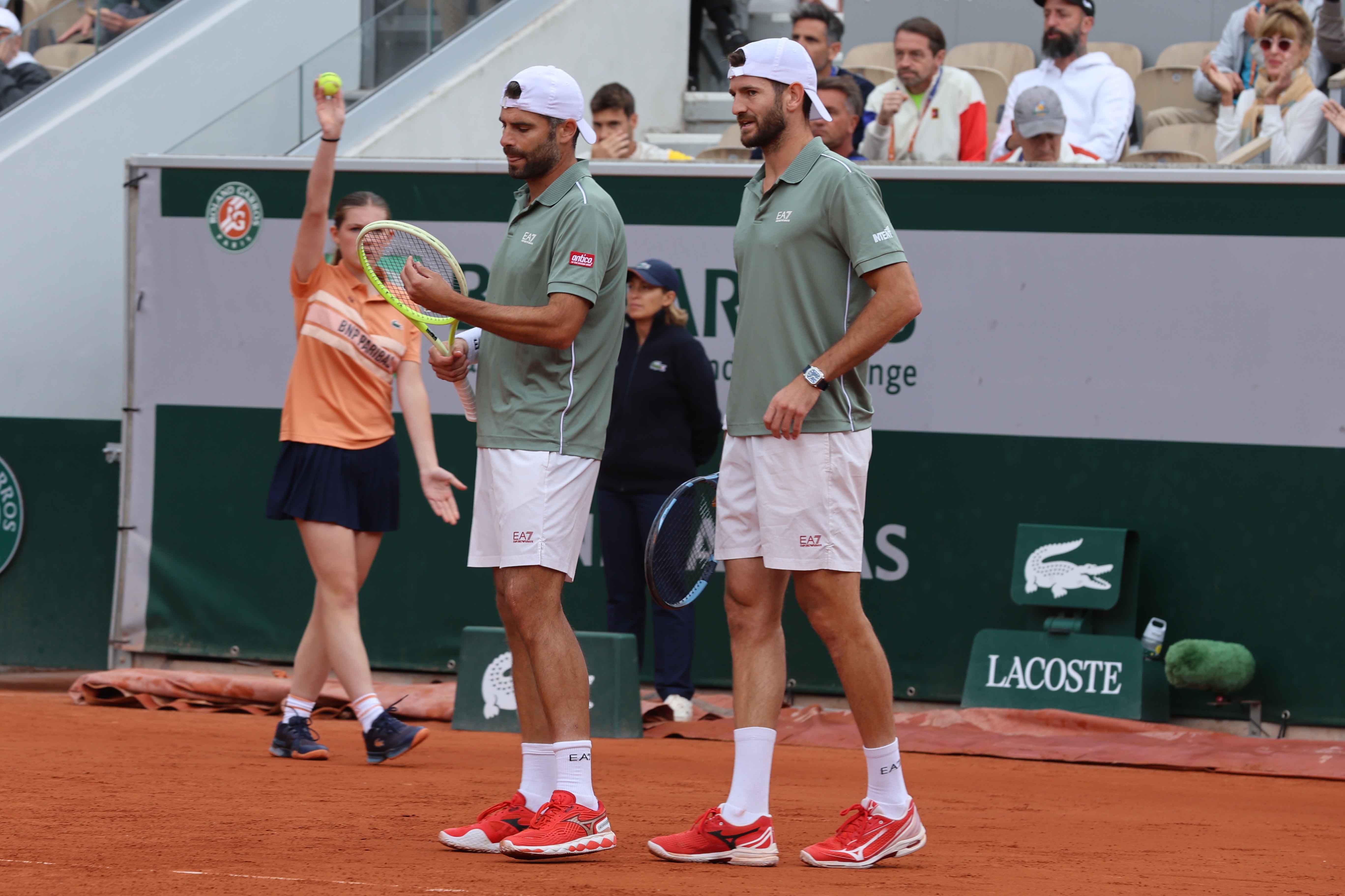 SImone Bolelli e Andrea Vavassori nella foto - Foto Patrick Boren