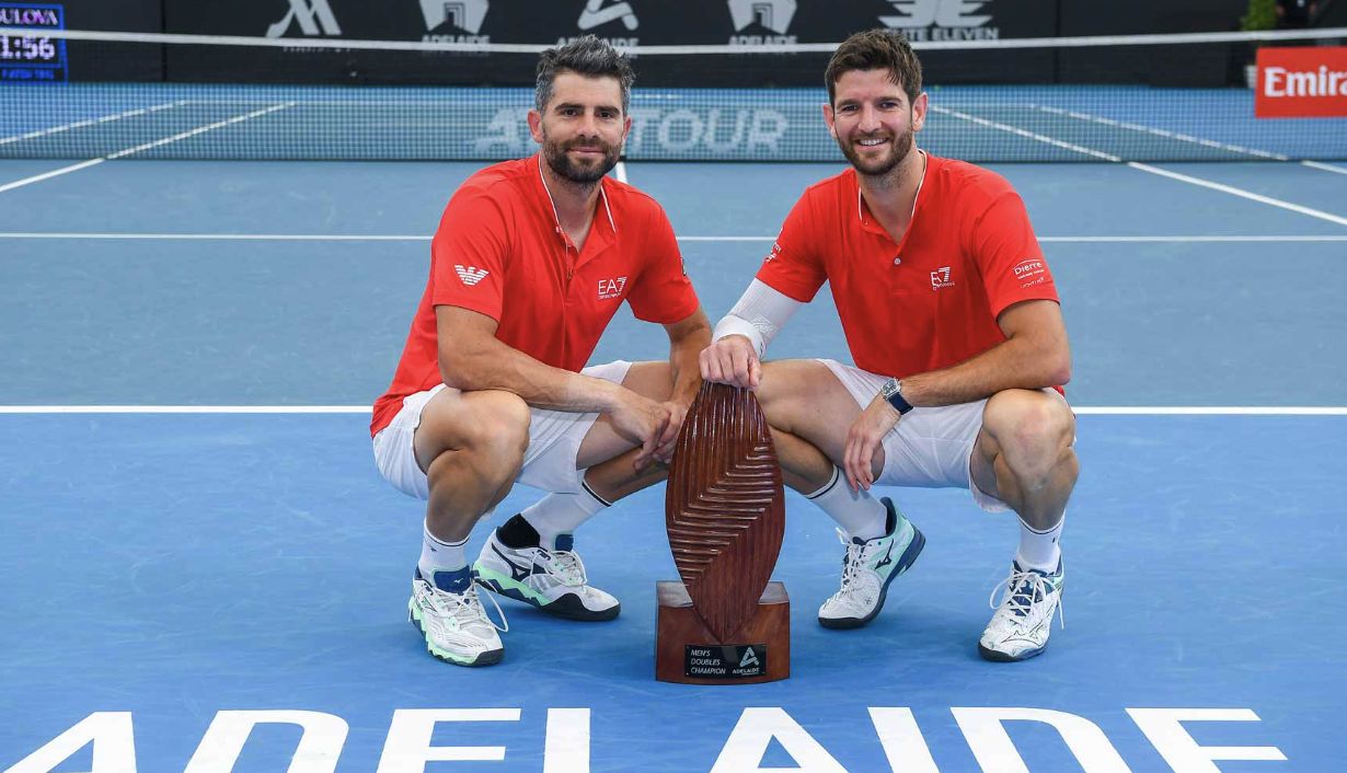 SImone Bolelli e Andrea Vavassori nella foto - Foto Getty Images