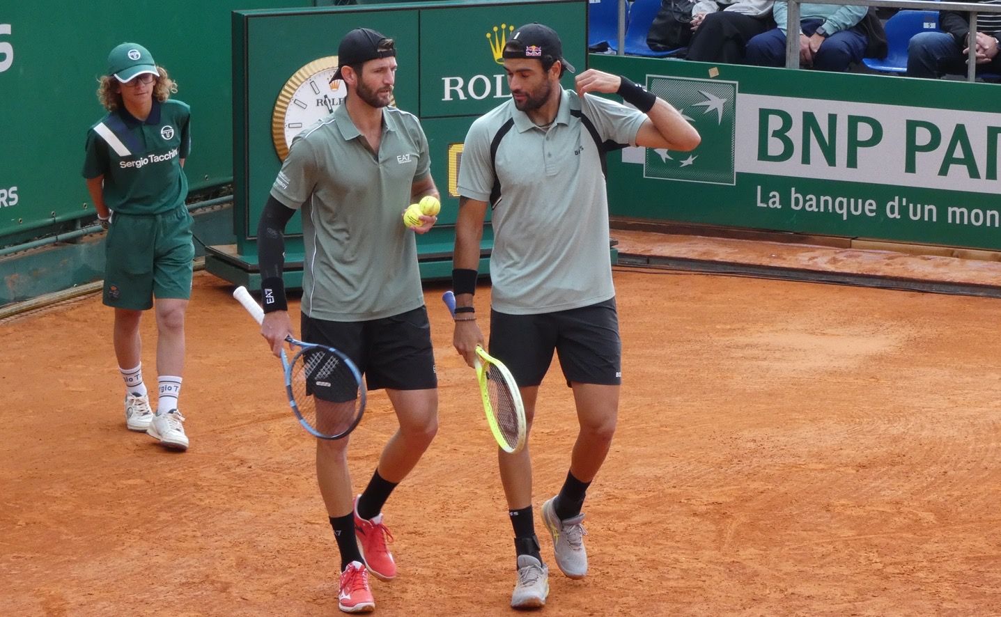 Matteo Berrettini e Andrea Vavassori - Foto Patrick Boren