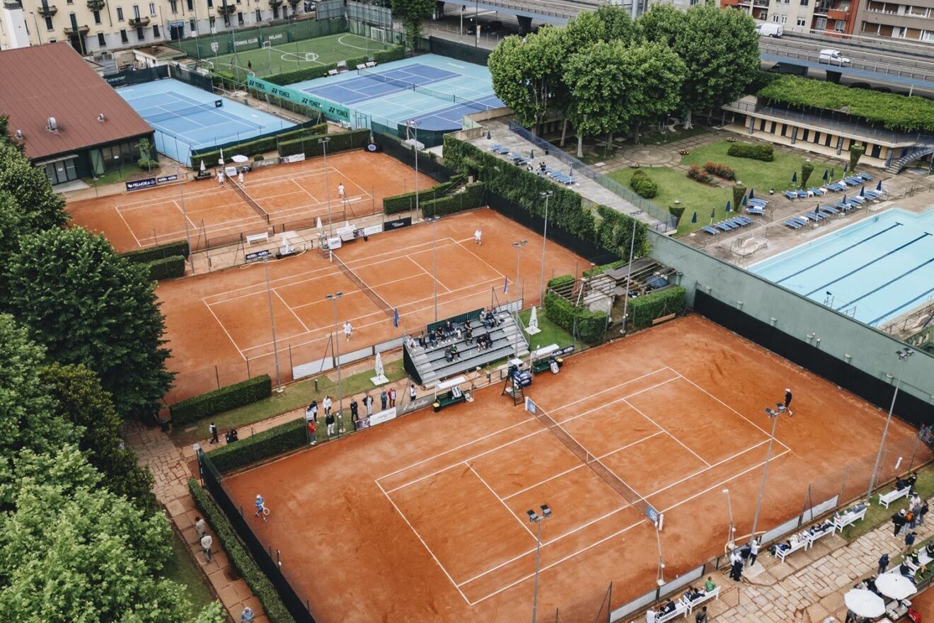 I campi del Tc Milano A. Bonacossa che accoglieranno i migliori under 12 d'Italia
