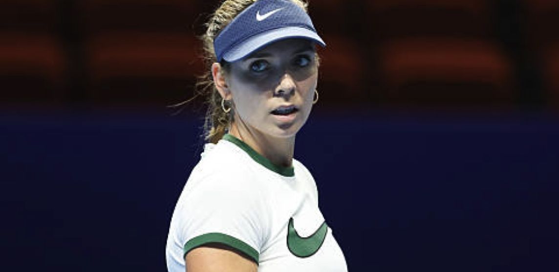 Katie Boulter, una delle tenniste che hanno denunciato le minacce - Foto Getty Images