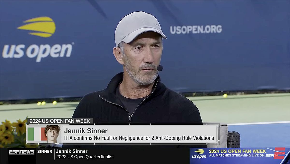 Darren Cahill durante l'intervista al media USA