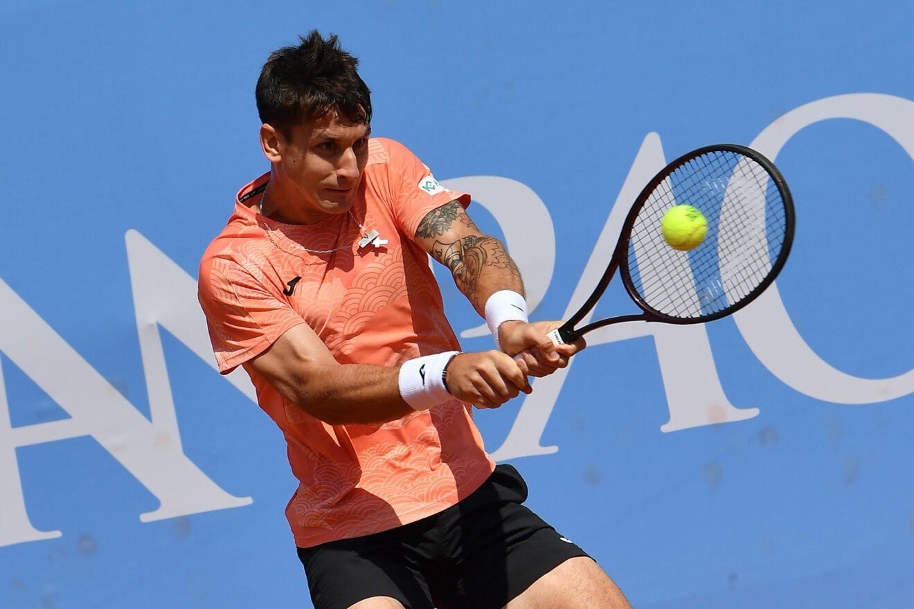 L'argentino Camilo Ugo Carabelli: ha raggiunto la semifinale del Piemonte Open Intesa Sanpaolo (foto FITP)