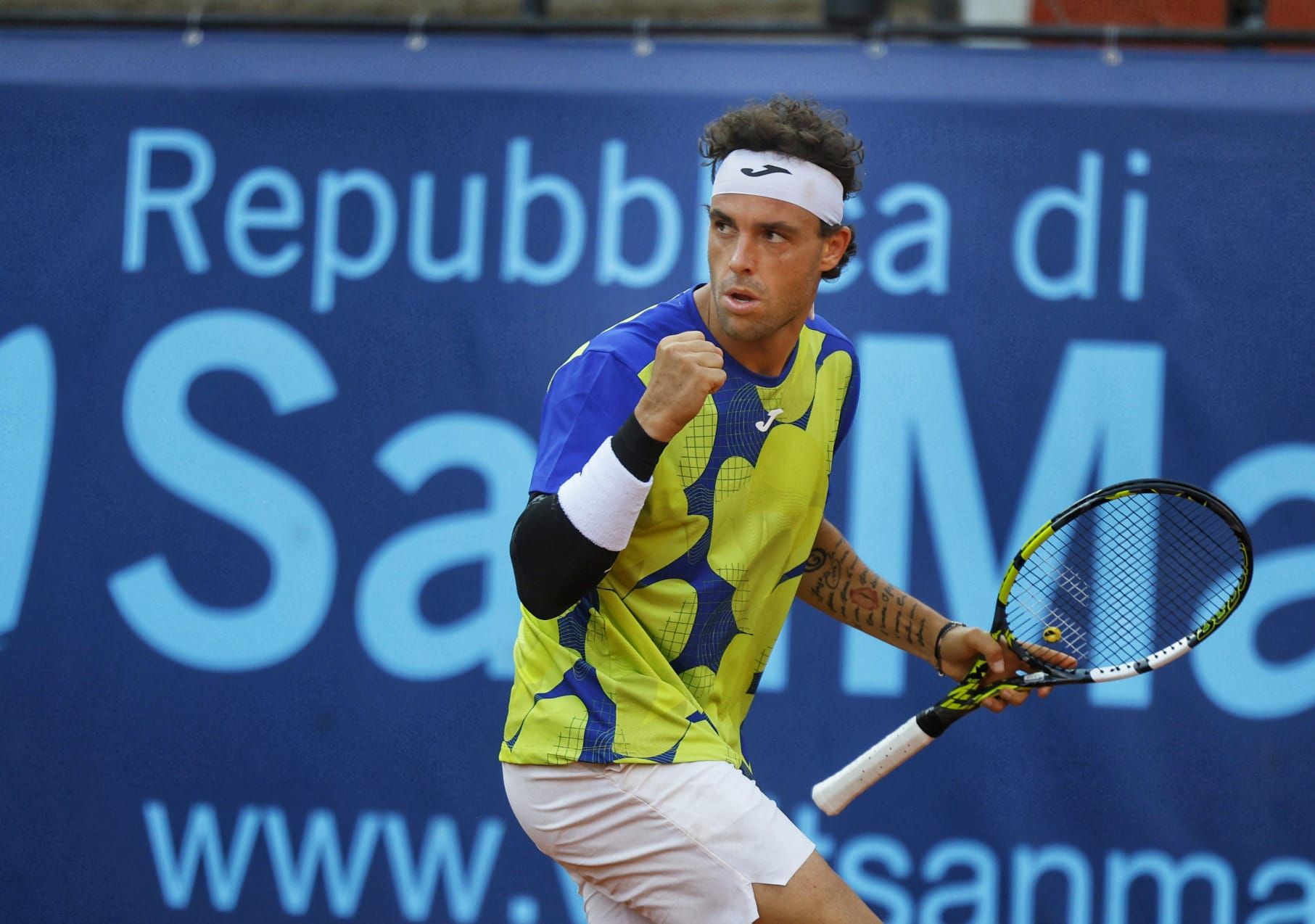 Marco Cecchinato nella foto