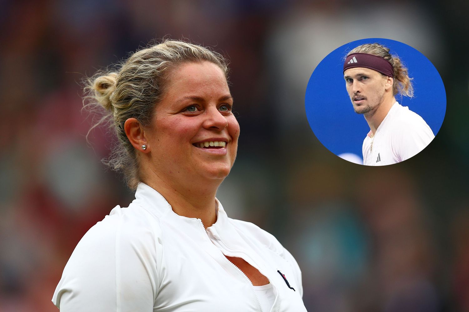 Kim Clijsters e Alexander Zverev
