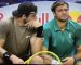 Il pianto di Cobolli, costretto al ritiro contro Berrettini all’ATP 500 Vienna (problema muscolare nel primo set)