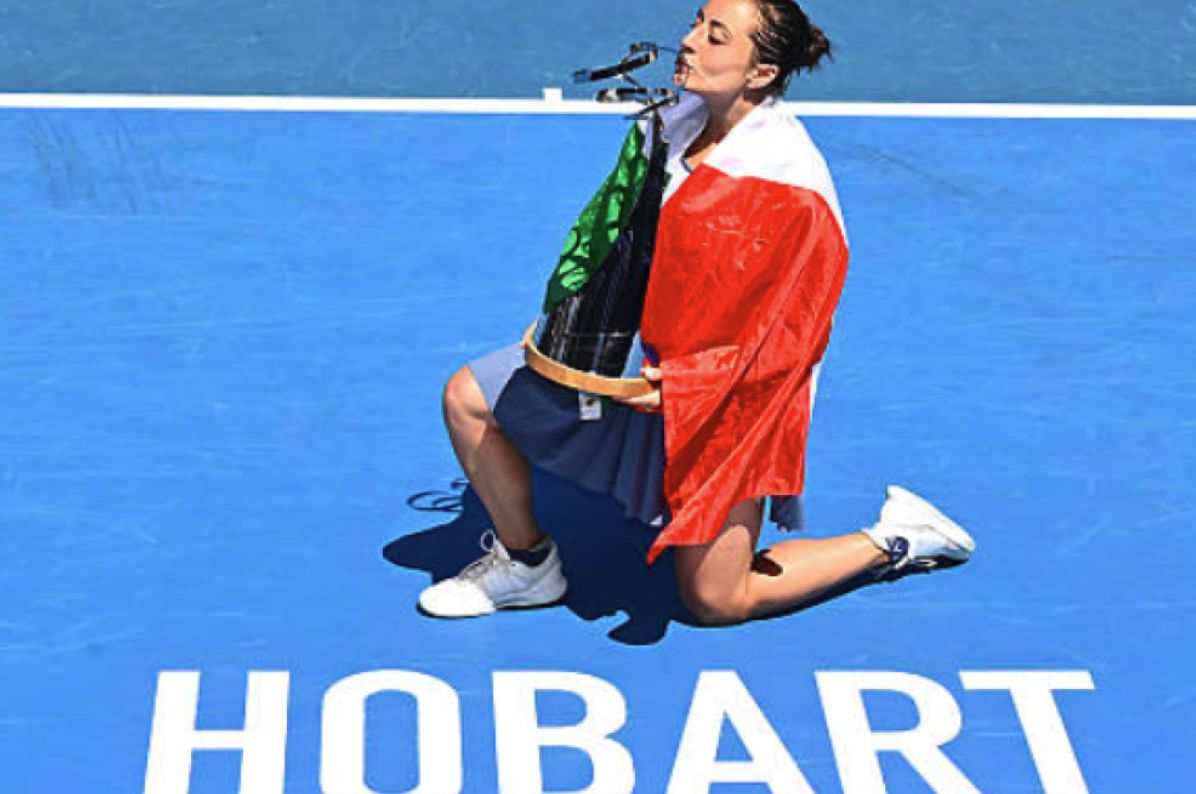 Cocciaretto campionessa a Hobart - Foto Getty images